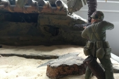 Batalha de Tarawa - 1943 - Ofensiva de marines norte-americanos contra um Bunker Japonês.